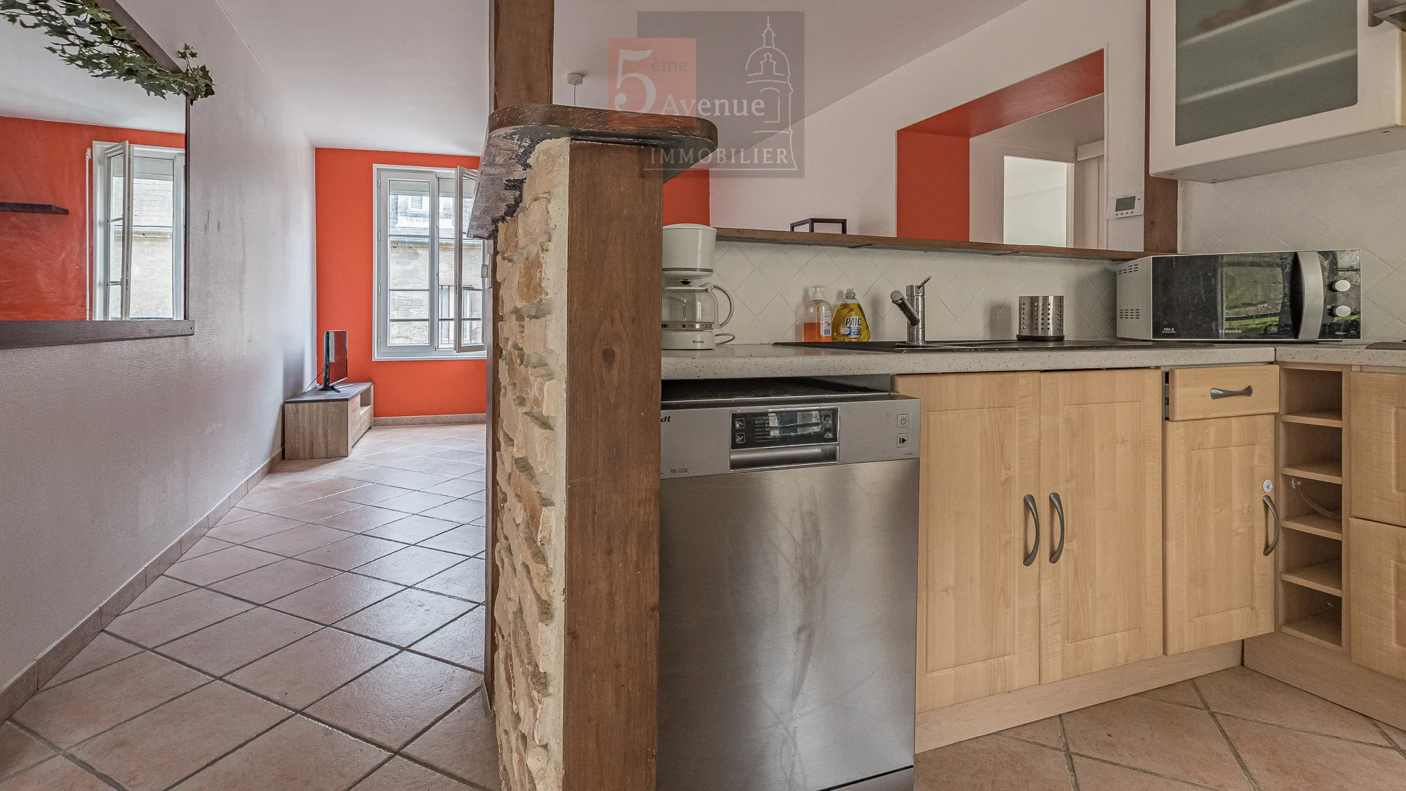 À vendre : Appartement 45m² avec cour privée à Vineuil St Firmin 