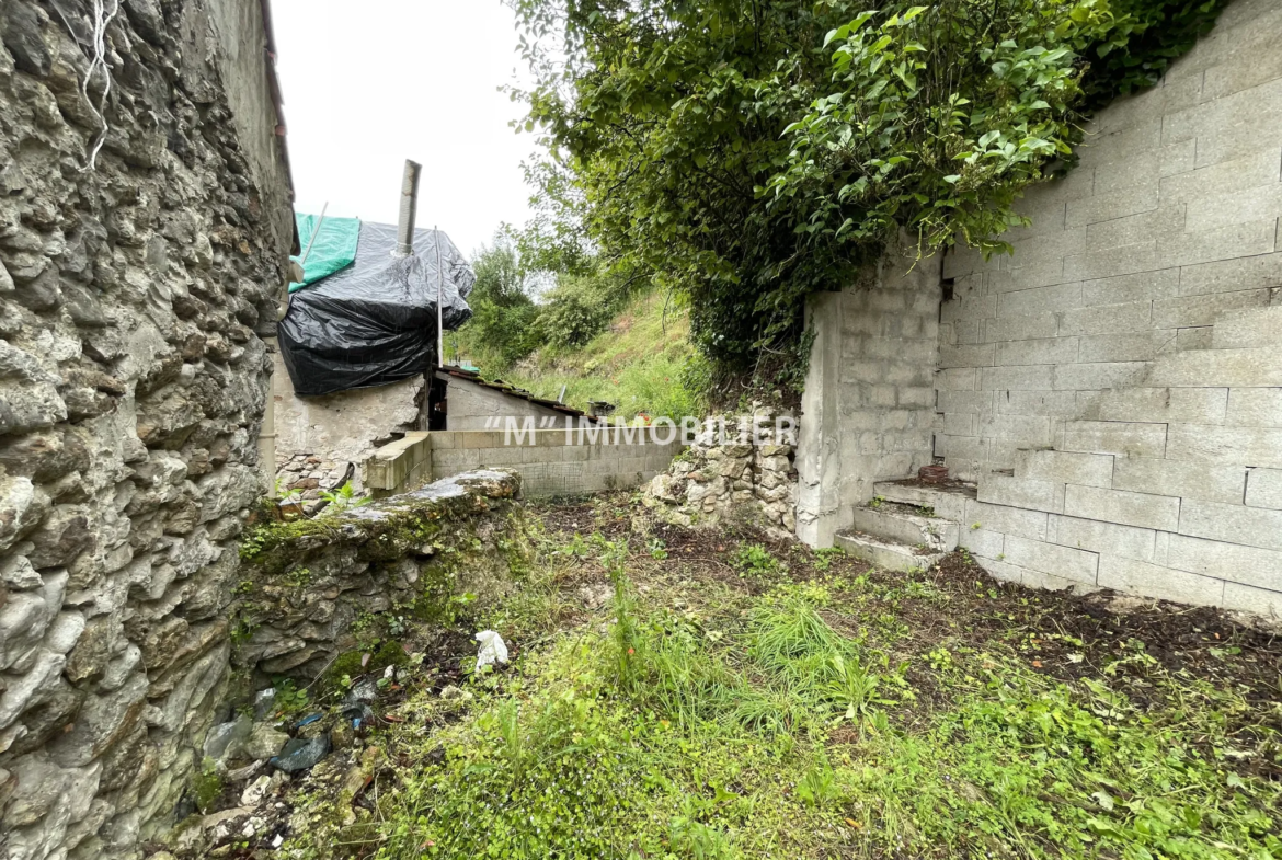 Maison en pierre à vendre à 5mn de Château-Thierry avec jardin et 4 chambres 