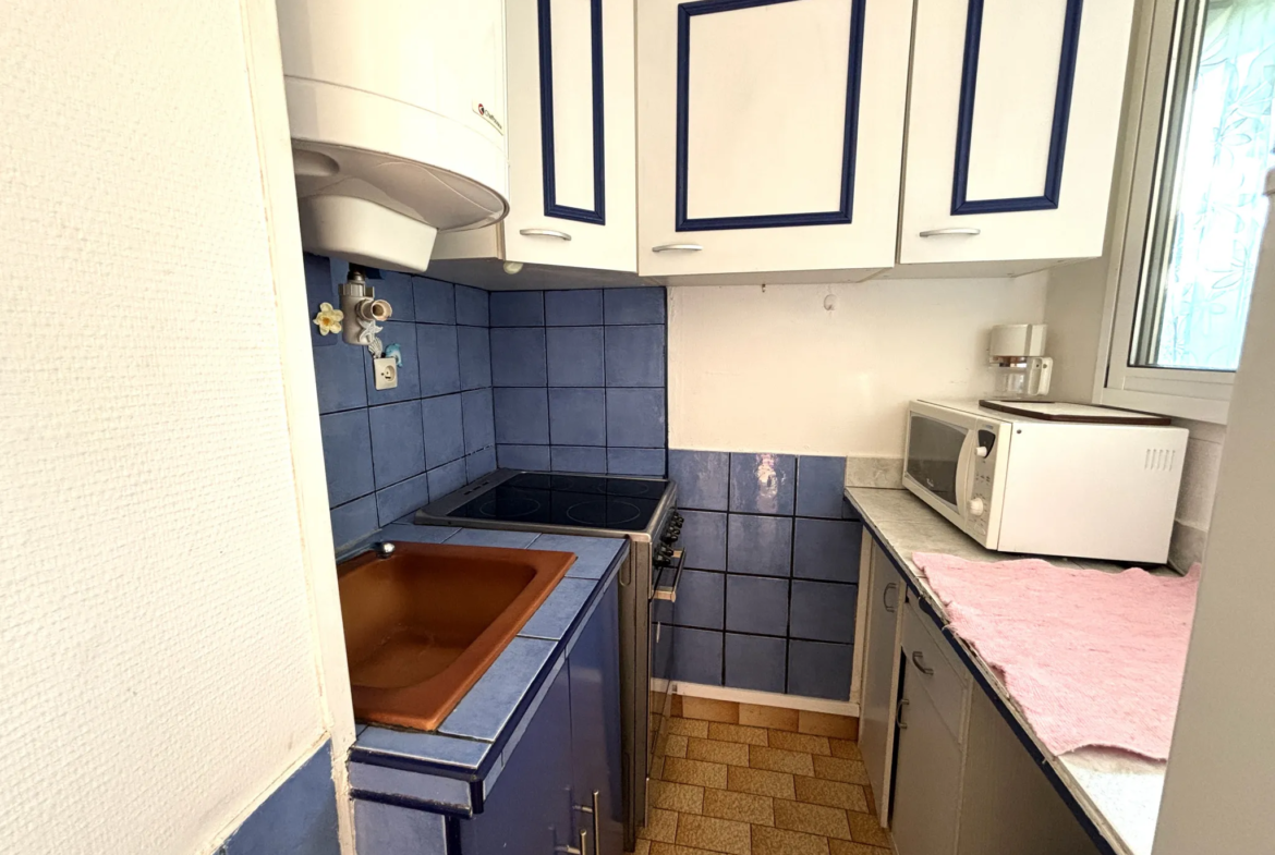 À vendre : Studio cabine 27 m² au Cap d'Agde avec parking 