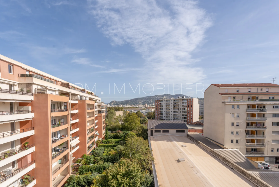 À vendre : Appartement T3 avec terrasse au Rouet, Marseille 