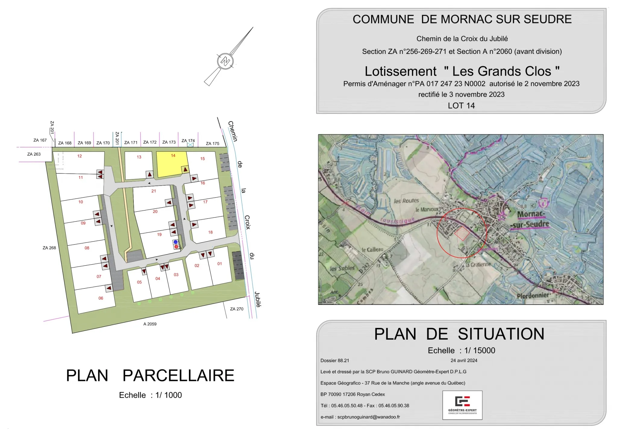 Terrain viabilisé de 339 m² à Mornac-sur-Seudre à vendre 