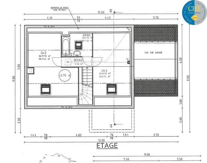 Maison 3 chambres à Beignon en campagne 