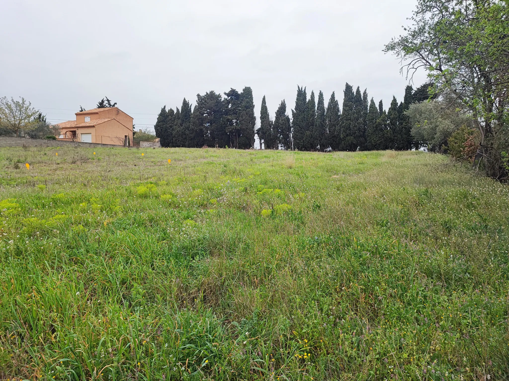 Terrain constructible de 938 m² à Castelnau d'Aude 