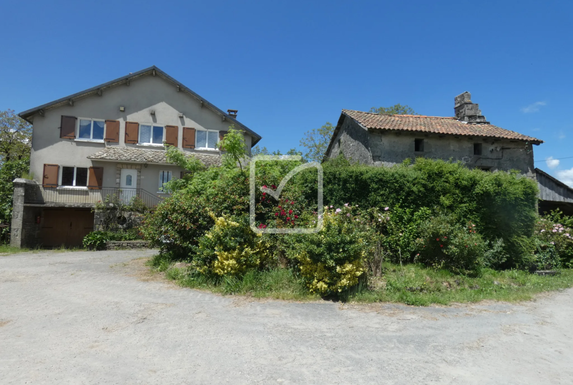 Grande maison familiale avec ancienne maison à Lamativie 