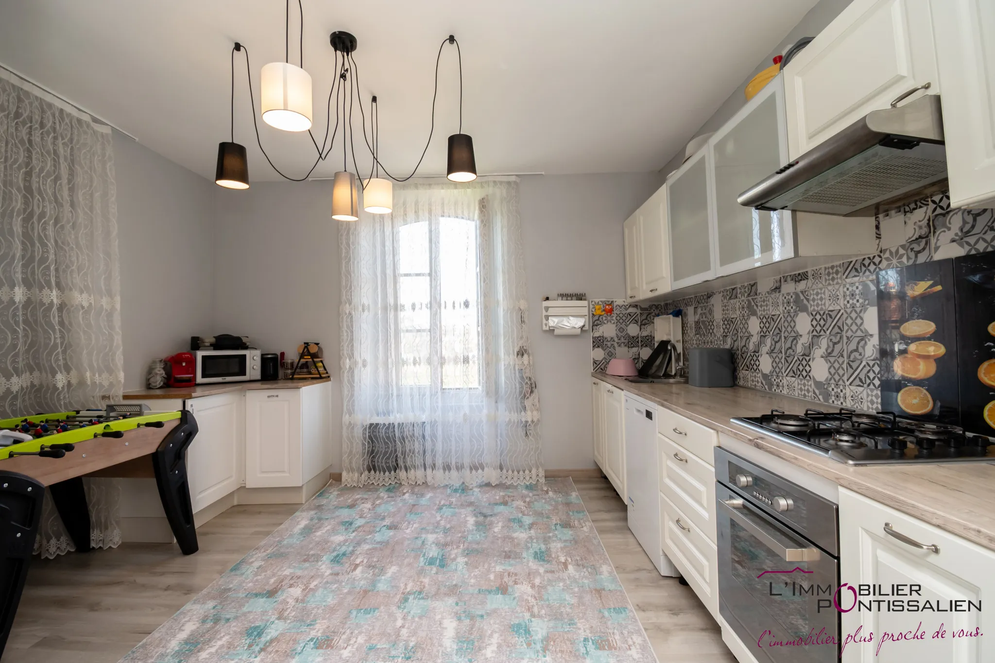 Vente à Pontarlier : Appartement T4 et T2 avec jardin et garage 