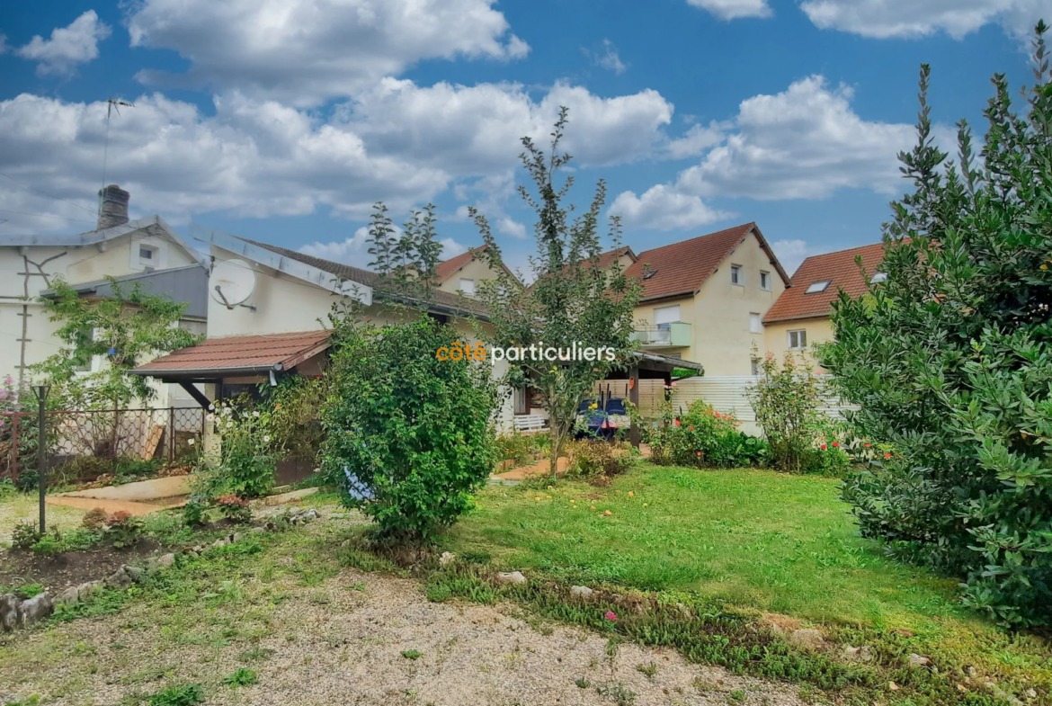 Maison individuelle meublée avec jardin à Dole - 9 rue Etienne Dusart 