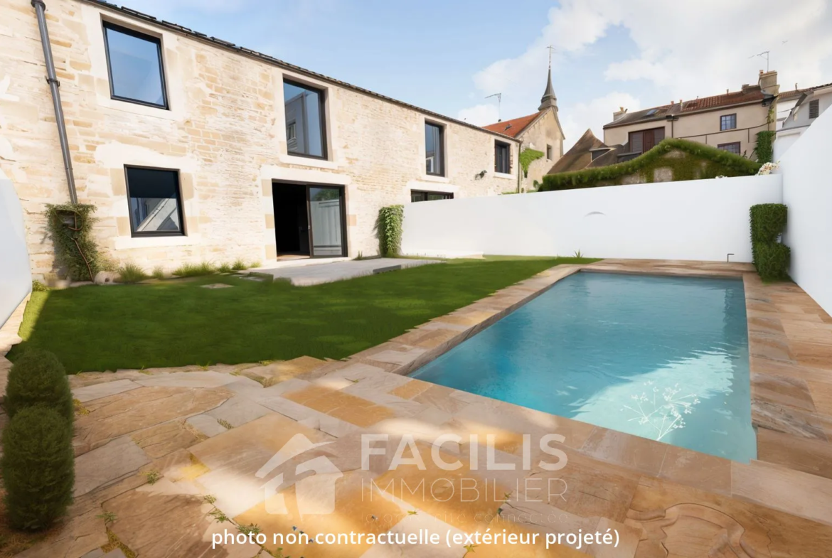 Maison de Caractère à Rénover de 113 m² avec Jardin à Poitiers 