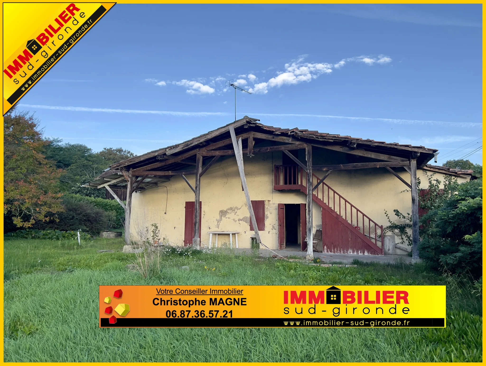 Maison à rénover à Langon - Type Landaise avec jardin 