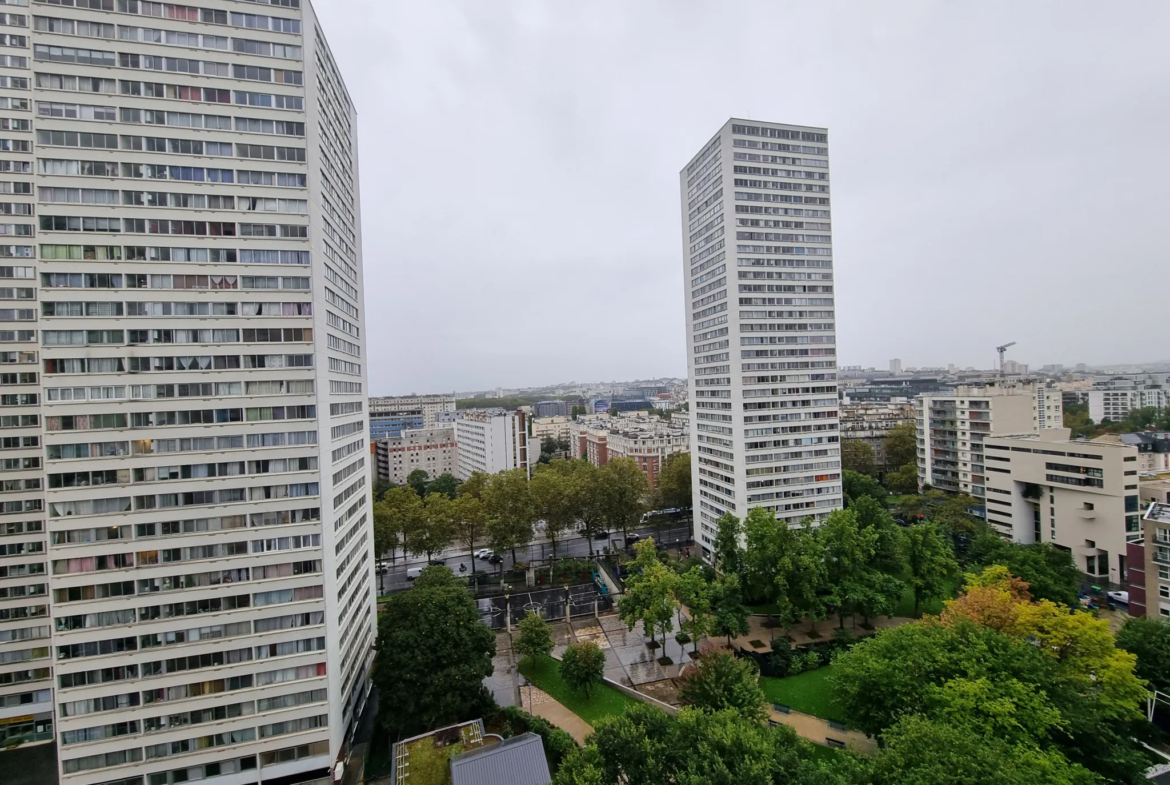 Studio très lumineux à Paris 13 - Clés en mains 