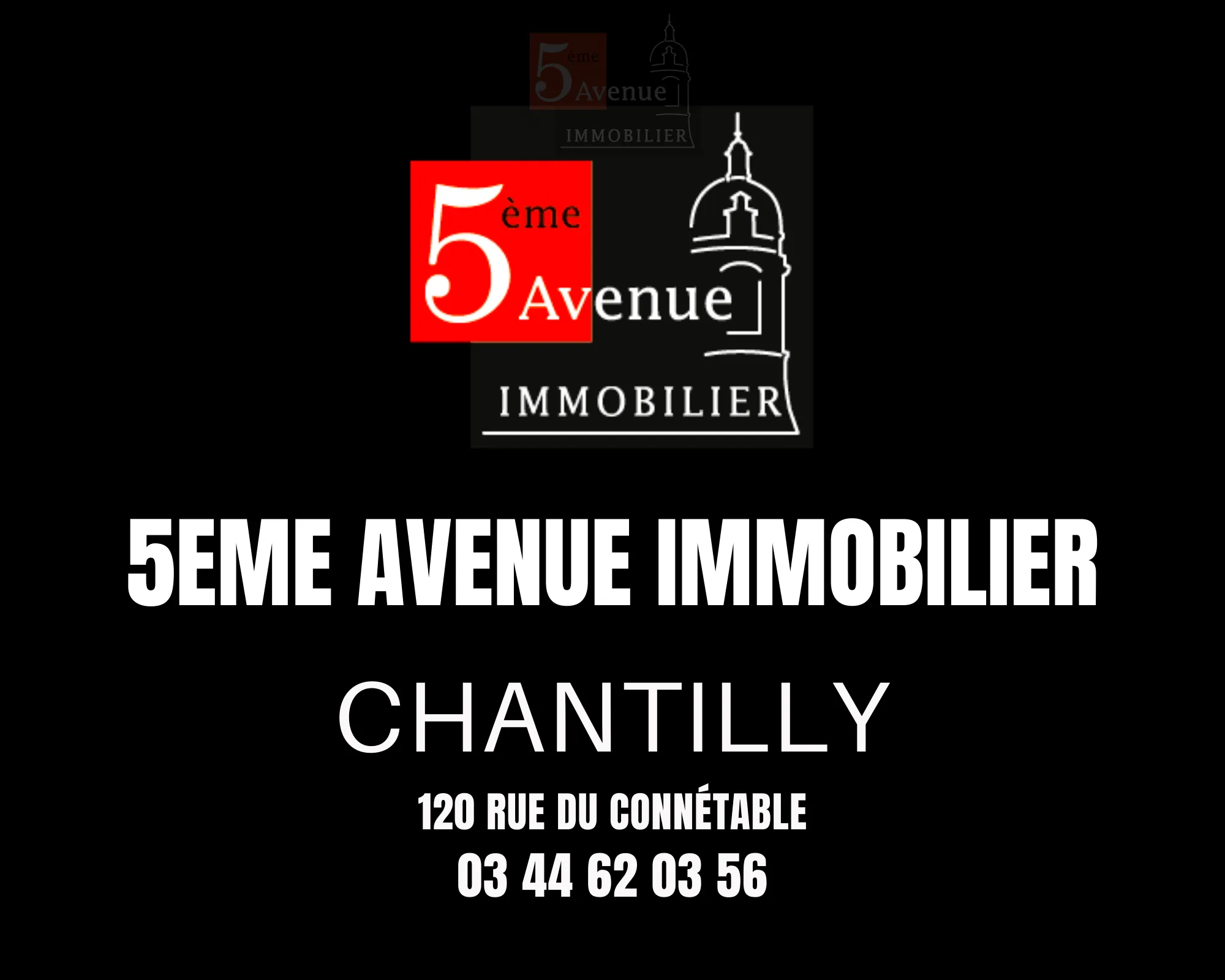 Charmant appartement F3 vendu loué à Chantilly 