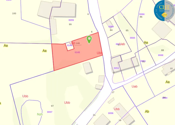 Terrain à bâtir hors lotissement à Guer - 858 m² 