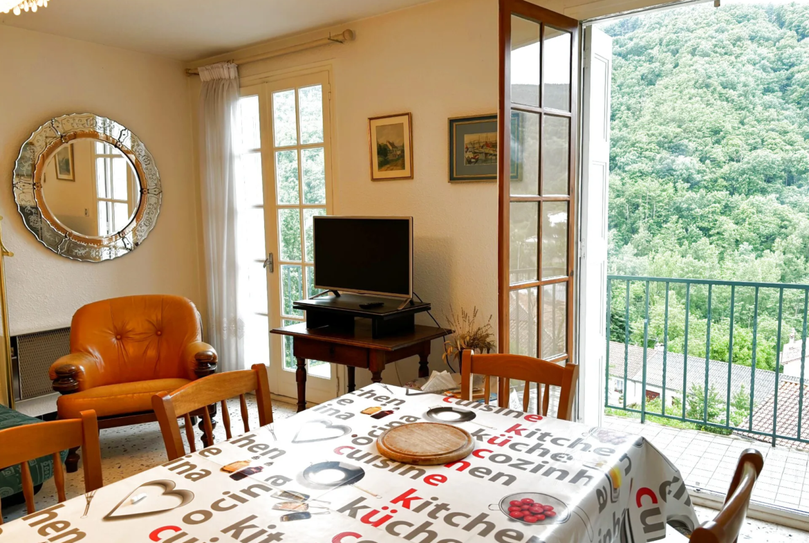 Agréable Appartement T2 avec Balcon et Parking à Prats de Mollo la Preste 