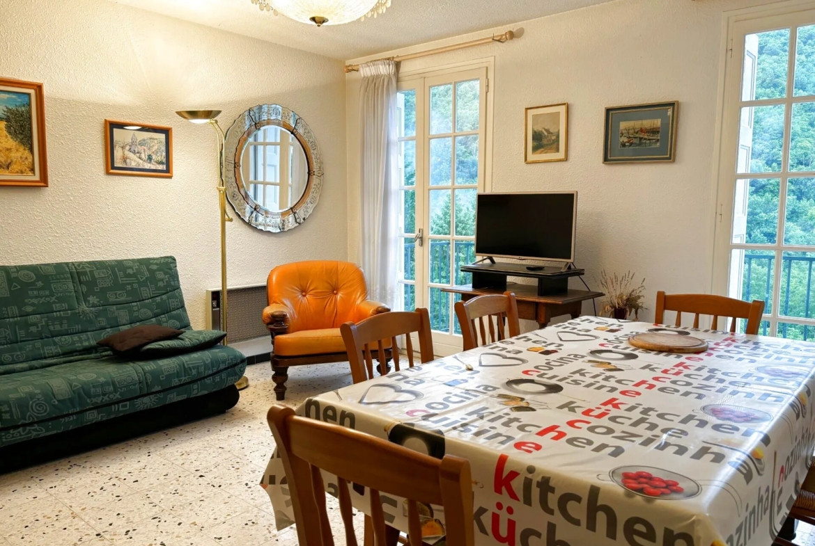 Agréable Appartement T2 avec Balcon et Parking à Prats de Mollo la Preste 