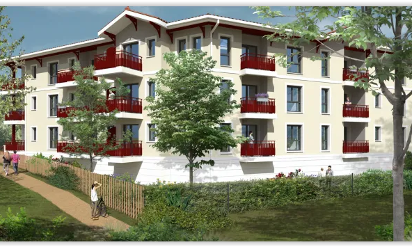 Appartement T2 à vendre à Parentis en Born avec balcon et parking