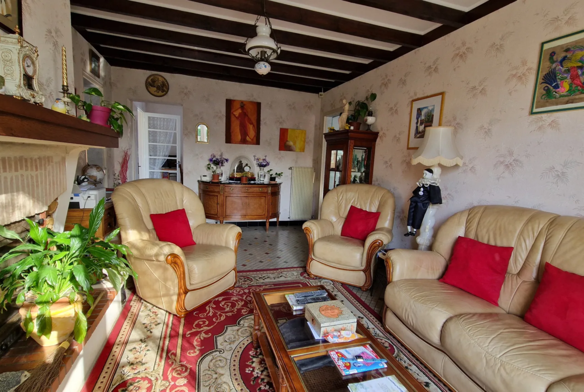 Maison de plain pied à Saint-Symphorien avec jardin et terrasse 