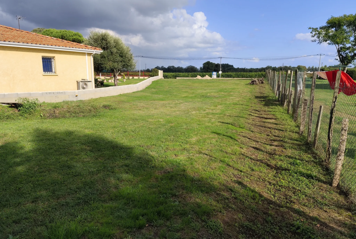 Terrain à bâtir libre de constructeur à 10 minutes de Libourne 