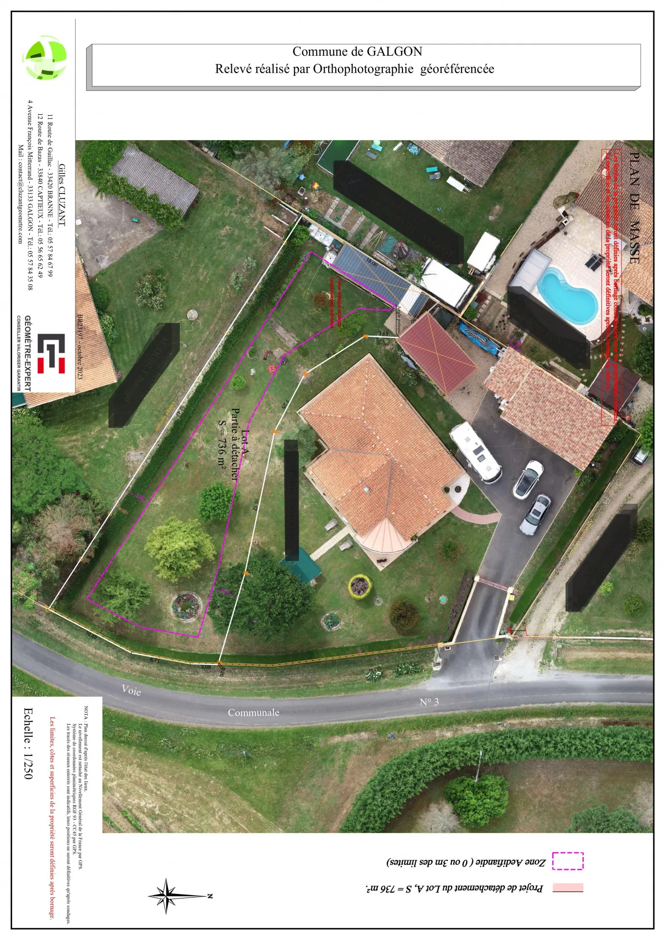 Terrain à bâtir libre de constructeur à 10 minutes de Libourne 