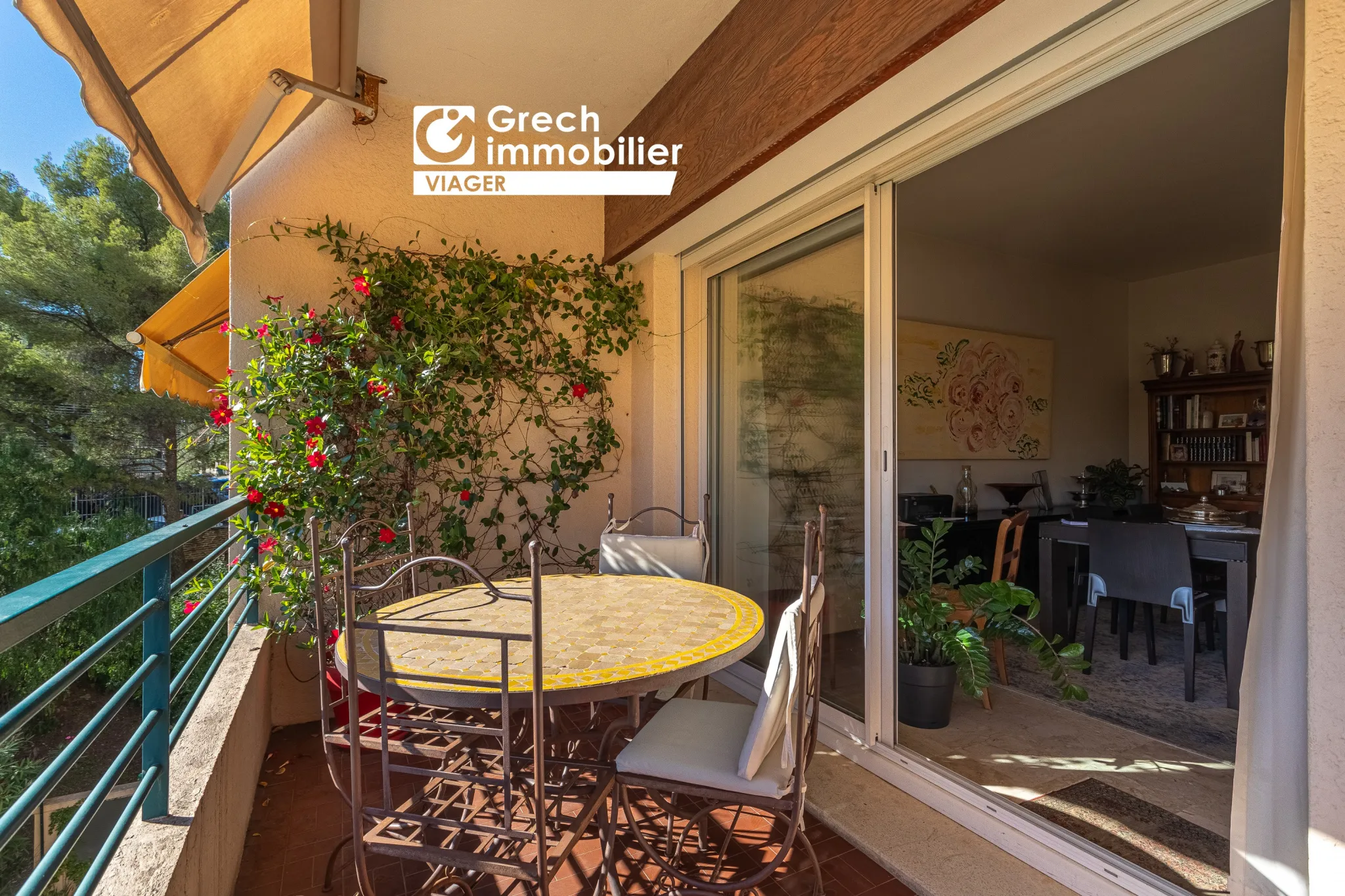 VIAGER OCCUPE - Grand T4 111 m² avec garage et cave à Toulon Petit Bois / Lamalgue 