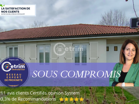 Maison de plain-pied de 105 m² à Maringues avec jardin et garage