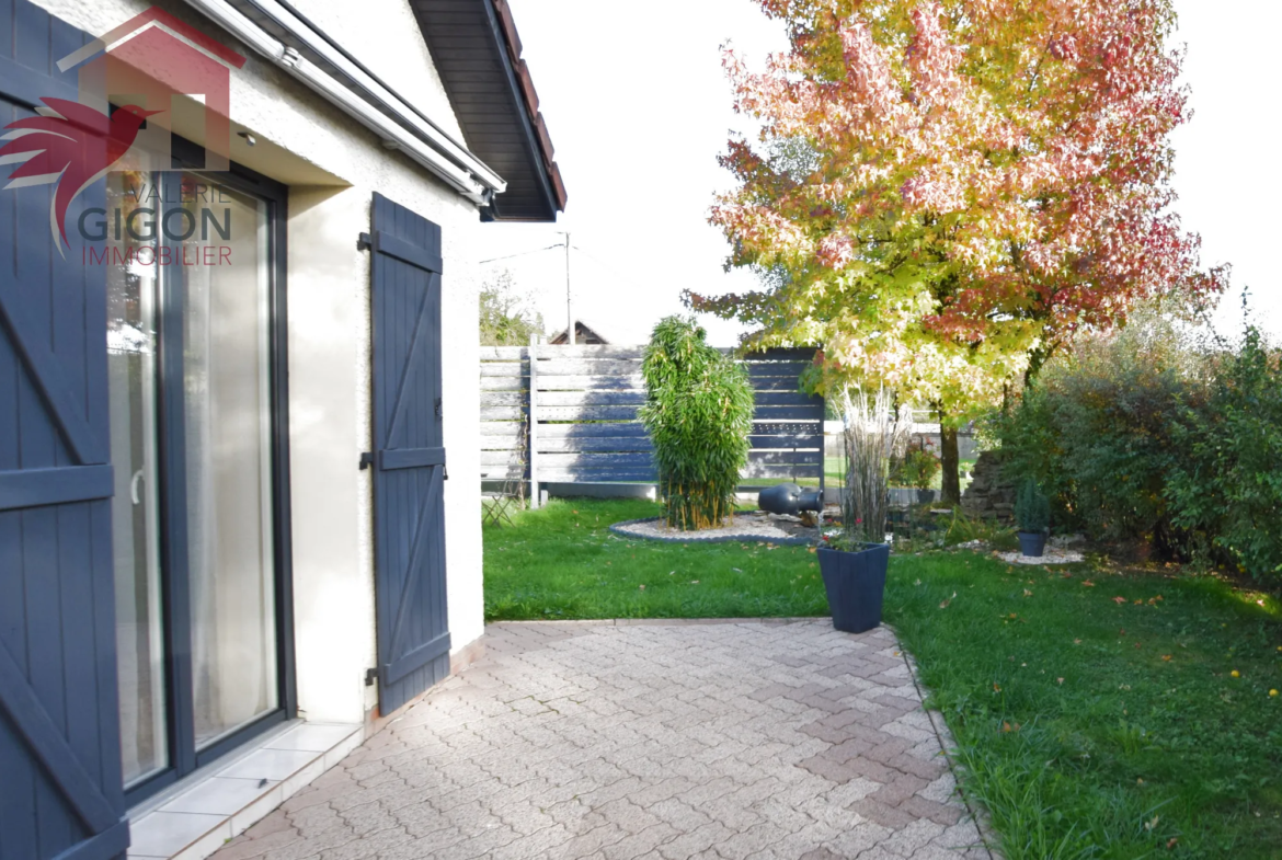 Maison de plain-pied à vendre à Bart - Terrasse et jardin 