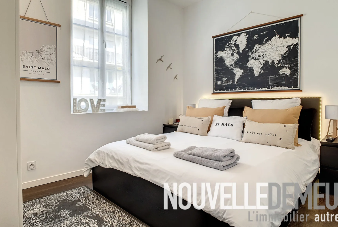 À vendre : Appartement T2 rénové au cœur de Saint Servan 