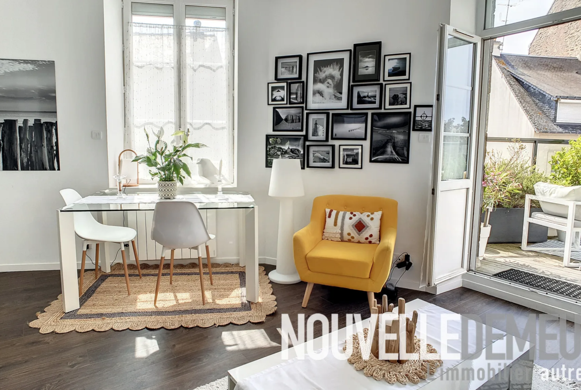 À vendre : Appartement T2 rénové au cœur de Saint Servan 