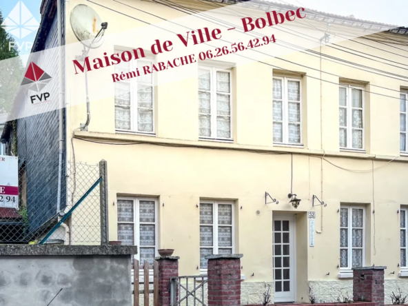 À vendre à Bolbec Maison 2 chambres 79m² avec jardin