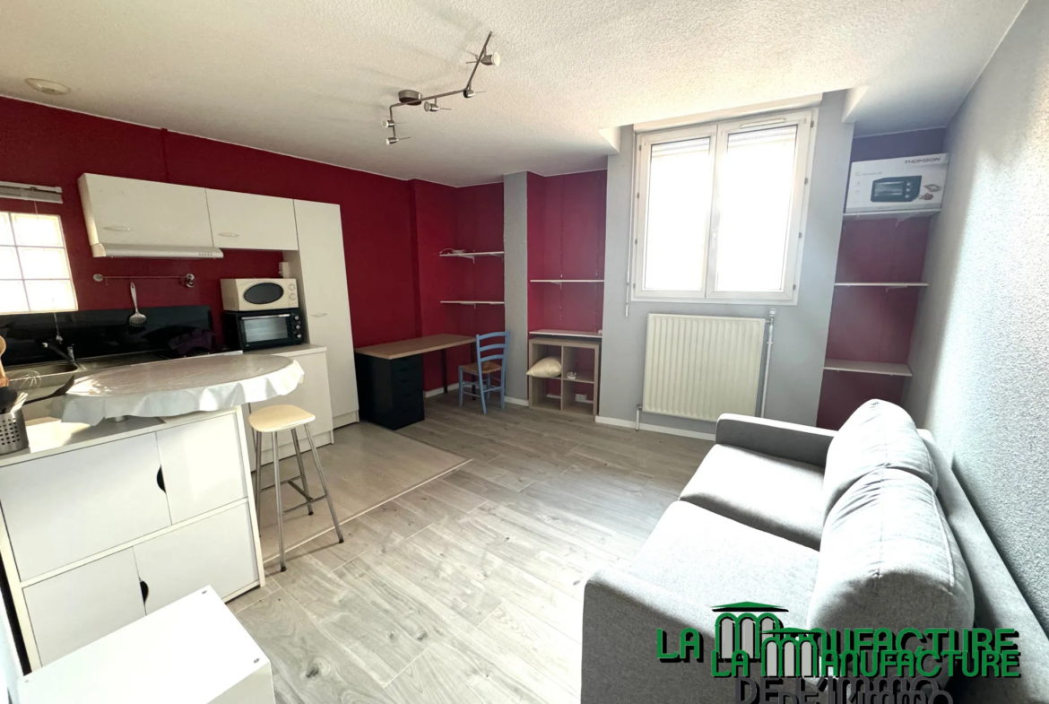 À vendre : Studio entièrement meublé à Saint-Étienne 