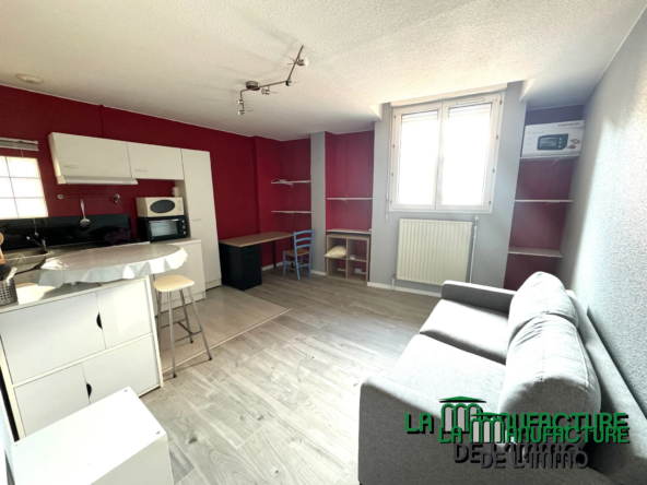 À vendre : Studio entièrement meublé à Saint-Étienne