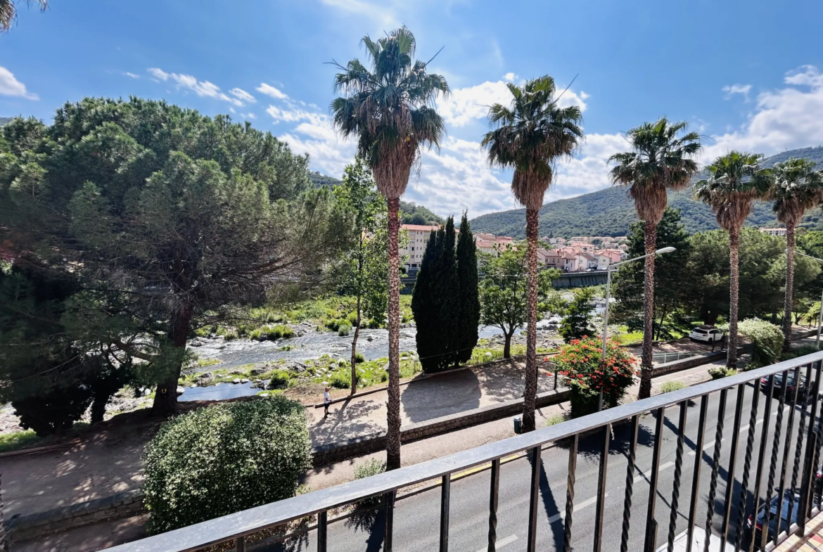 Charmant Appartement F2 avec Balcon à Amélie-les-Bains 