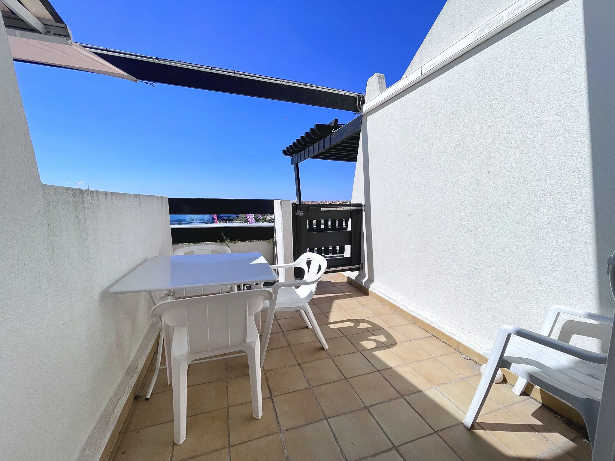 Charmant appartement 2 pièces avec parking et vue mer au Cap d'Agde 