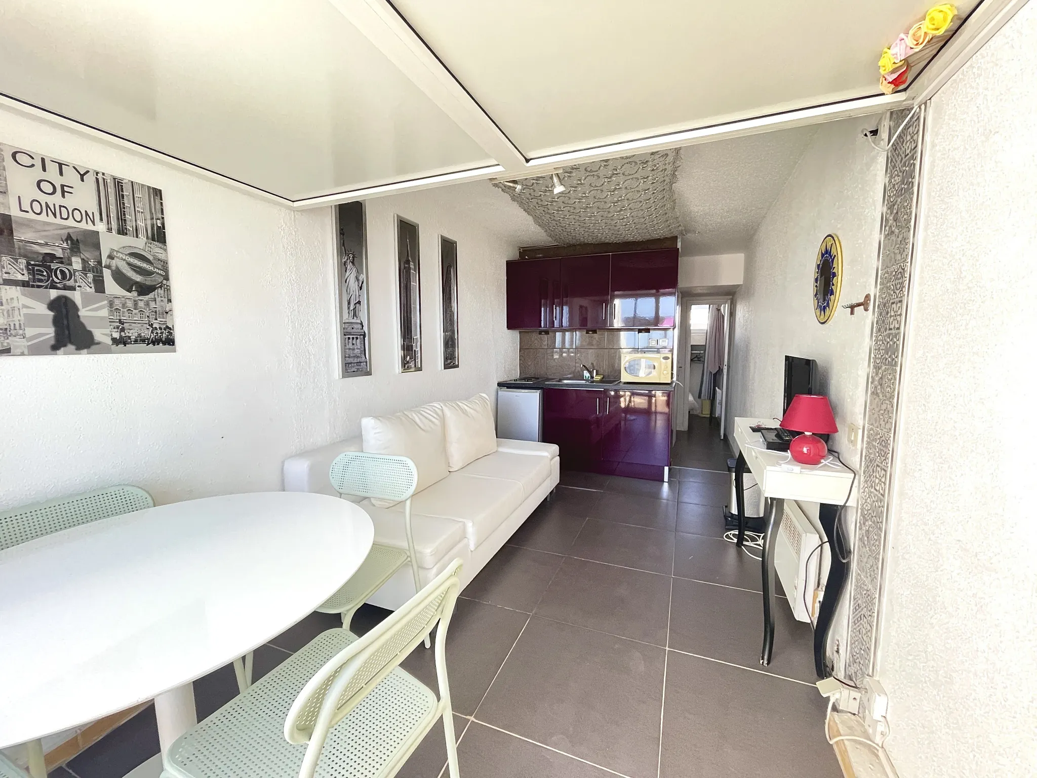 Charmant appartement 2 pièces avec parking et vue mer au Cap d'Agde 