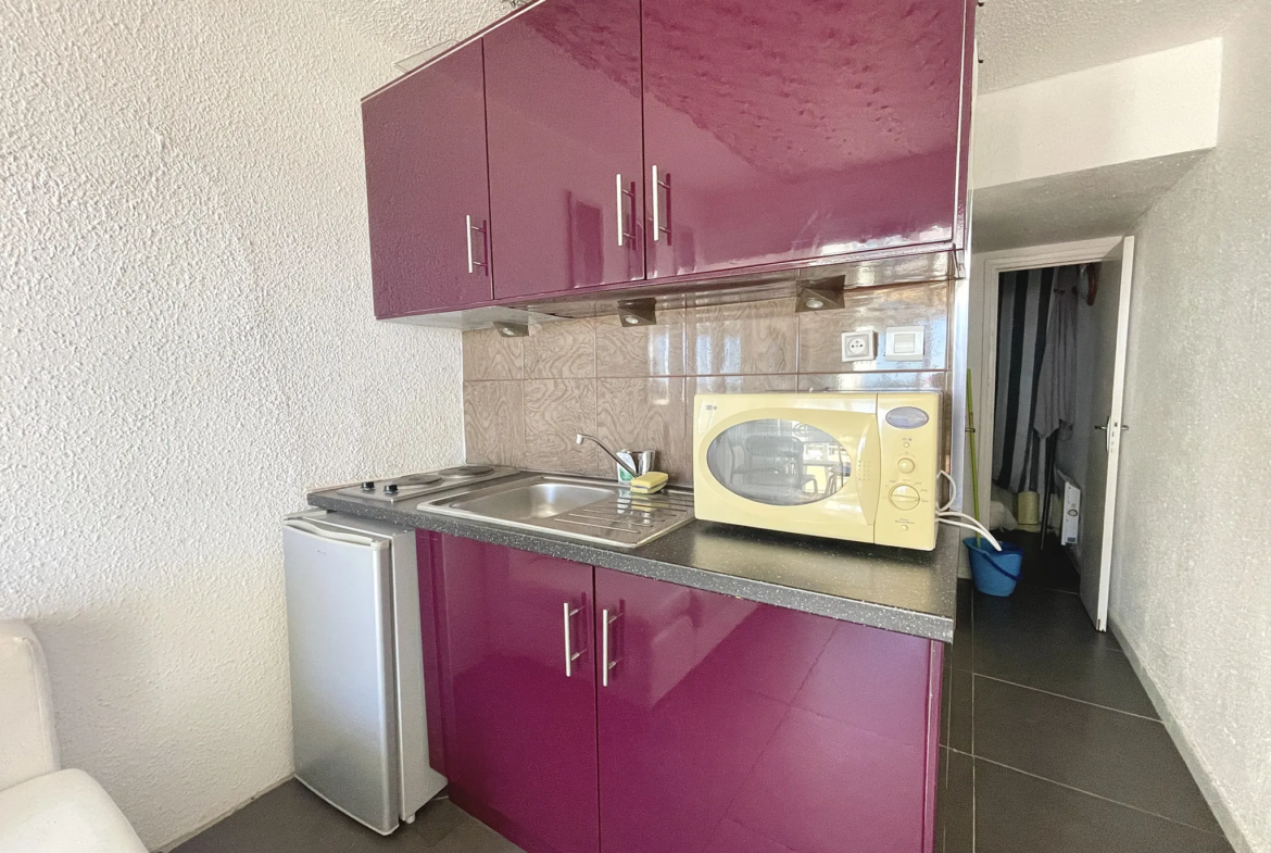 Charmant appartement 2 pièces avec parking et vue mer au Cap d'Agde 