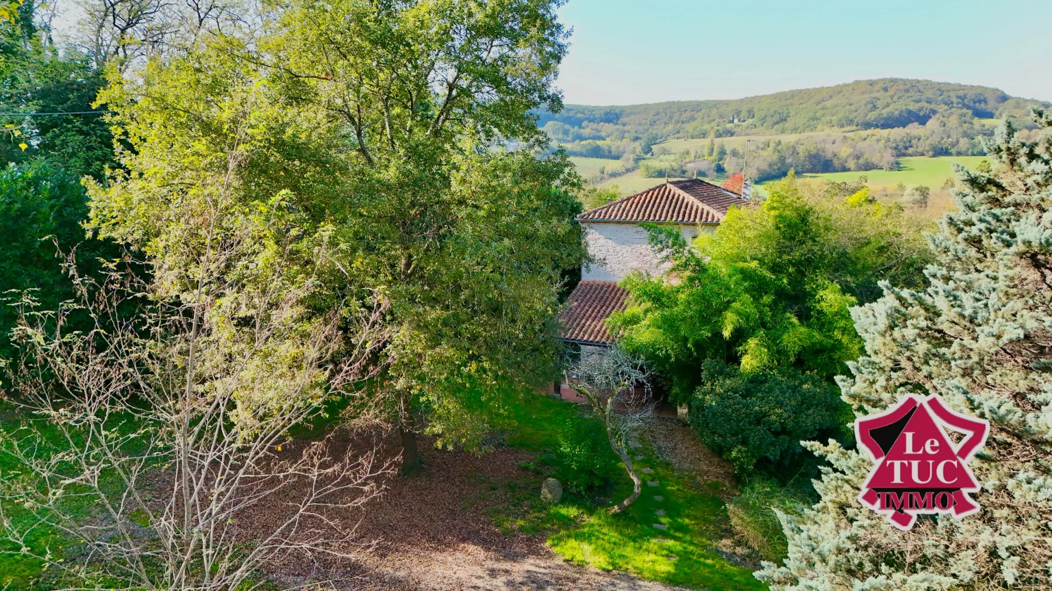 Maison en pierre 3 chambres à vendre à Penne d'Agenais 