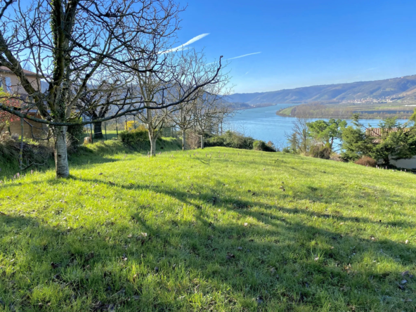 Vente superbe terrain de 970 m² avec vue sur le Rhône à Saint-Vallier