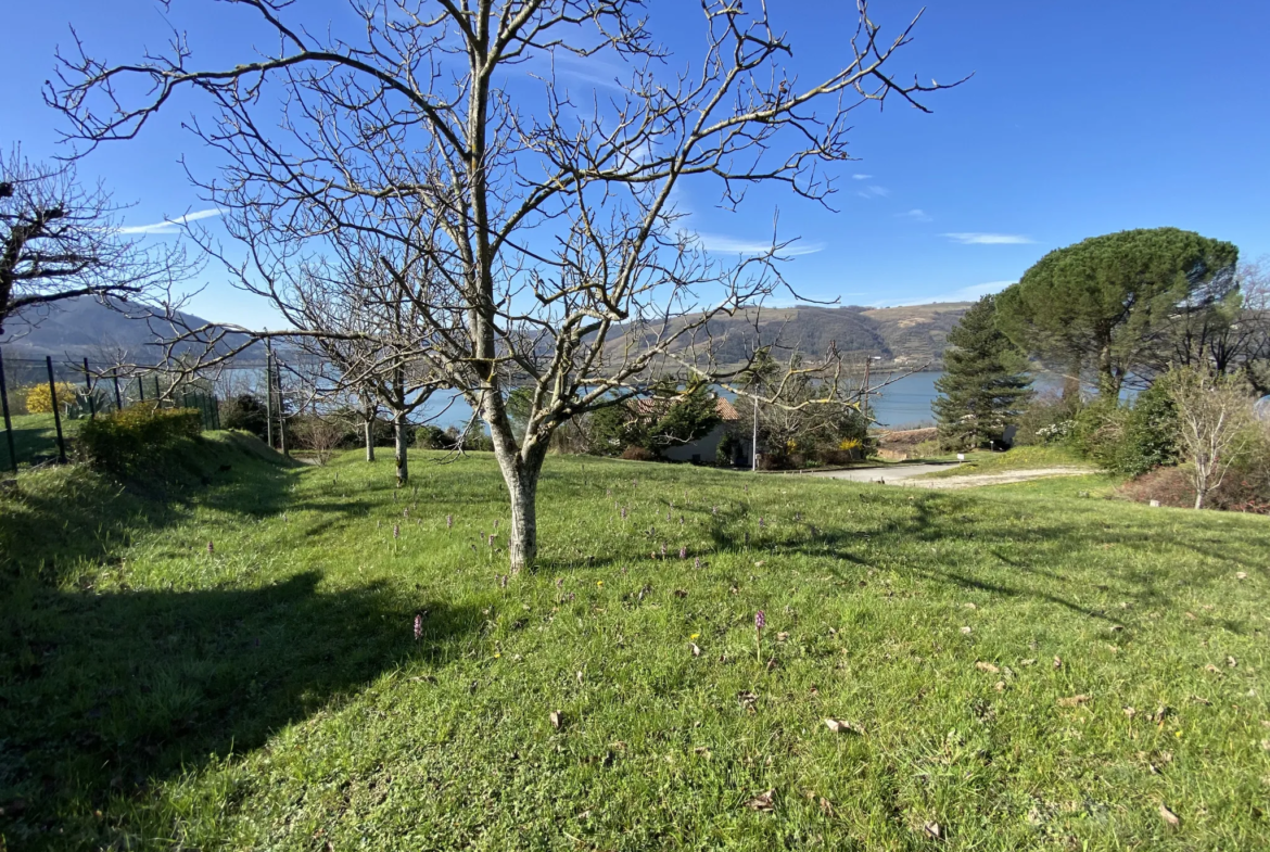 Vente superbe terrain de 970 m² avec vue sur le Rhône à Saint-Vallier 