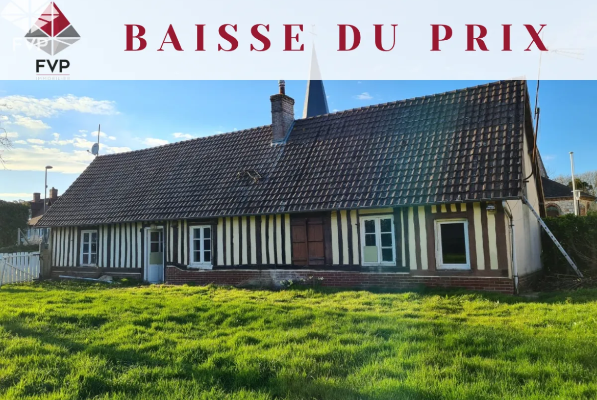 Maison de campagne à rénover à Fontaine le Dun - 72m2 