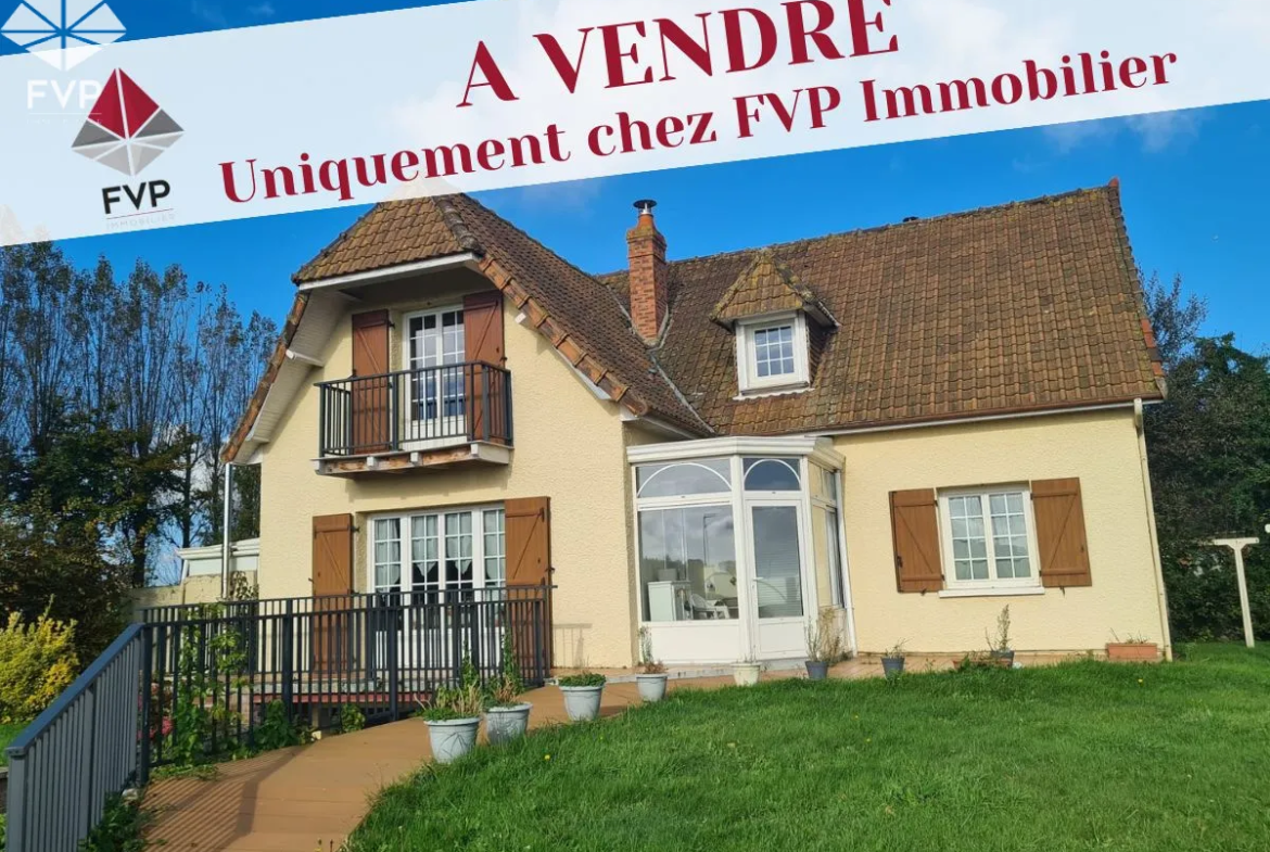 Maison à AUBERMESNIL-BEAUMAIS - 170 m2 avec 5 chambres et terrain 