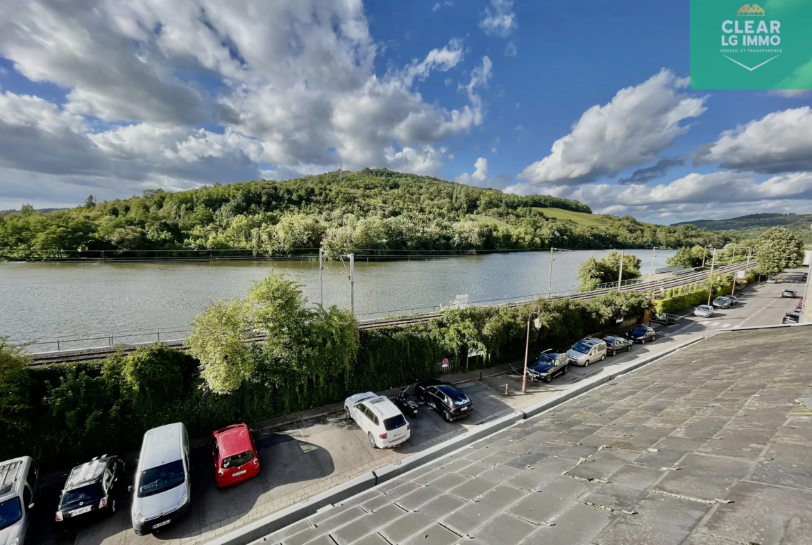 À vendre : Appartement F2 avec vue sur la Moselle à Sierck Les Bains 