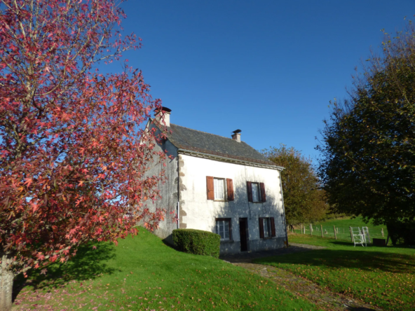 Authentique maison en pierres à vendre entre PLEAUX et SAINT MARTIN VALMEROUX