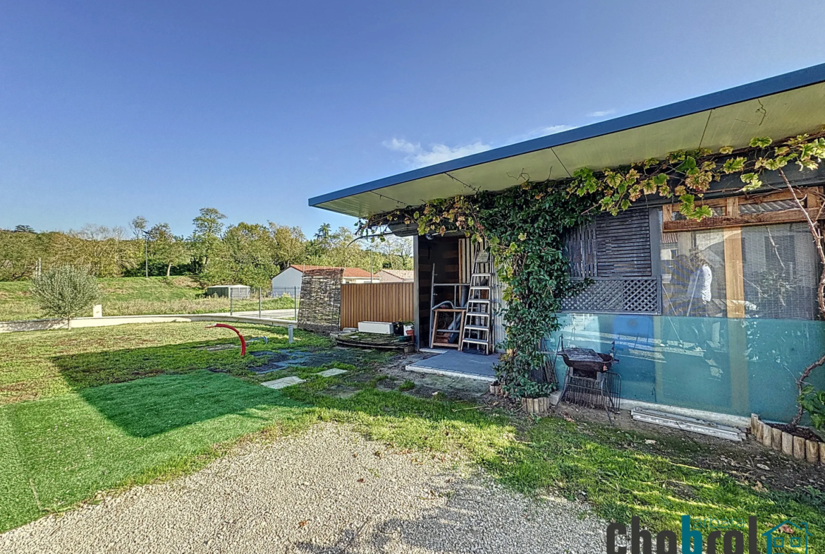 Charmante maison moderne à vendre à Pompignan 