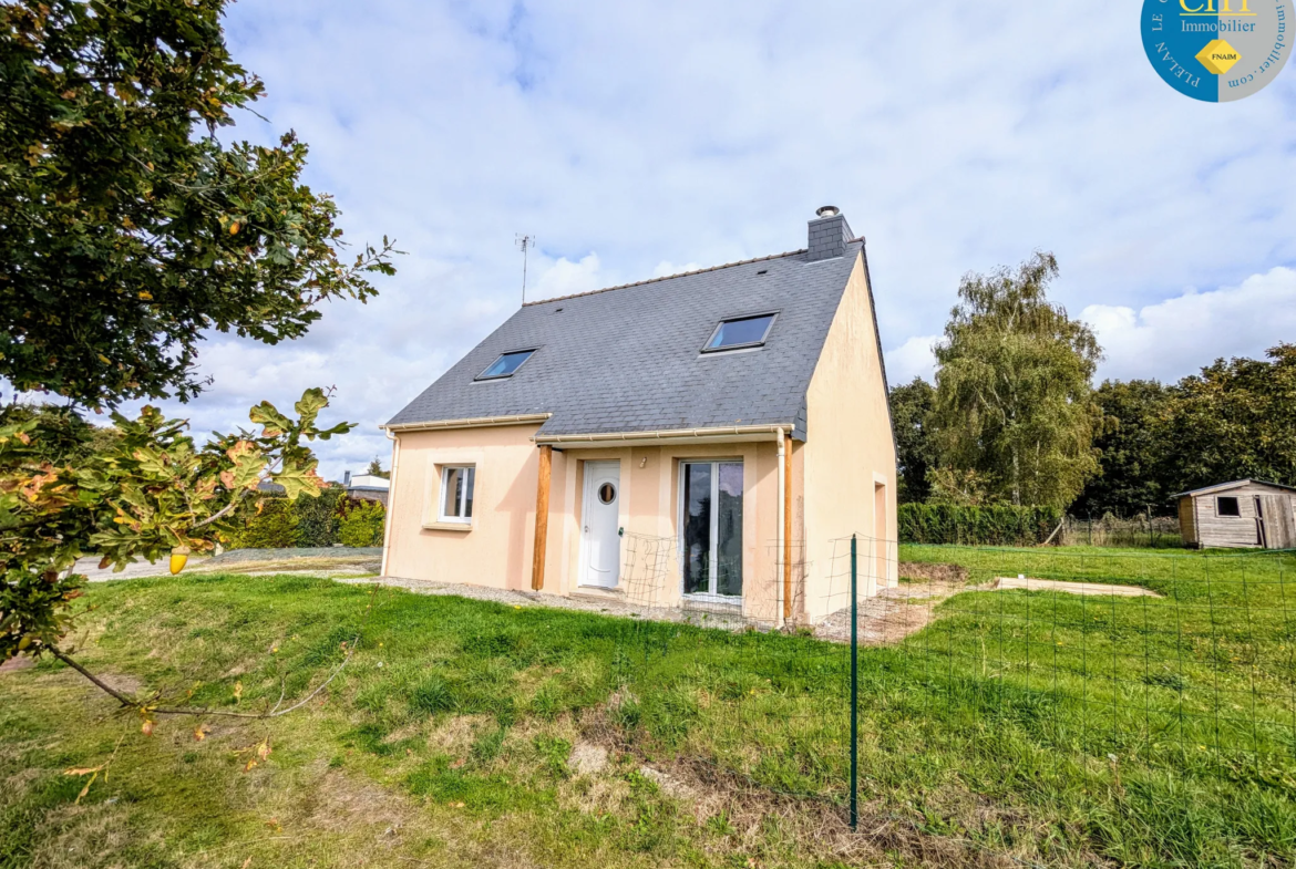 Maison à vendre à GUER (56 380) avec 3 chambres et grand terrain 