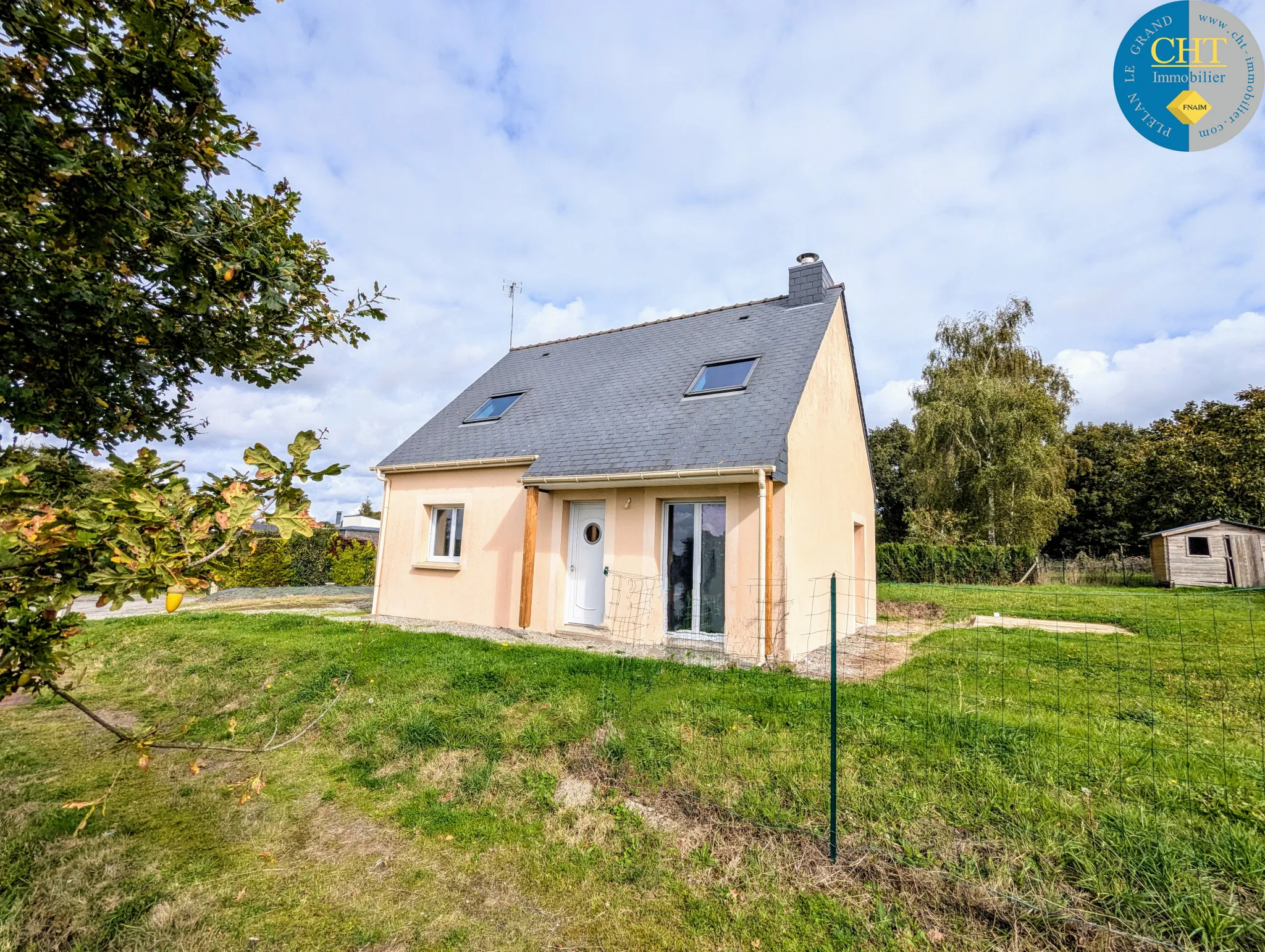 Maison à vendre à GUER (56 380) avec 3 chambres et grand terrain 