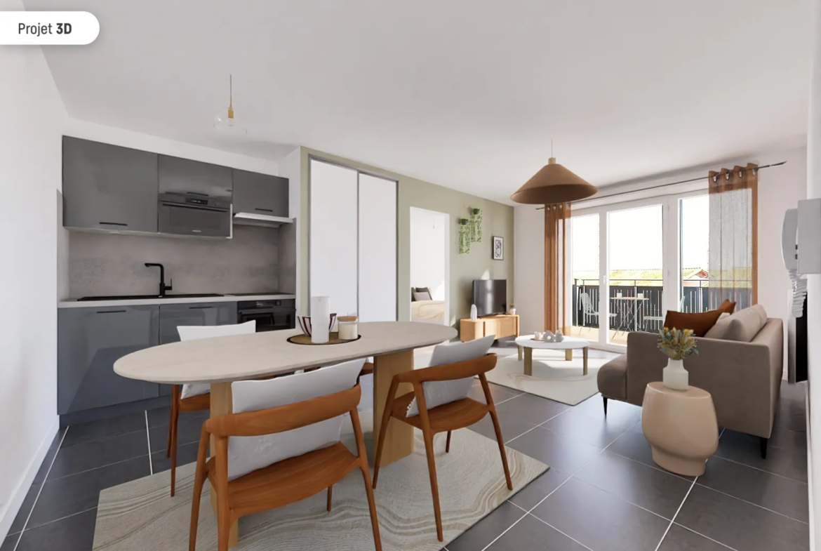 À vendre : Appartement T2 lumineux à Castanet-Tolosan 