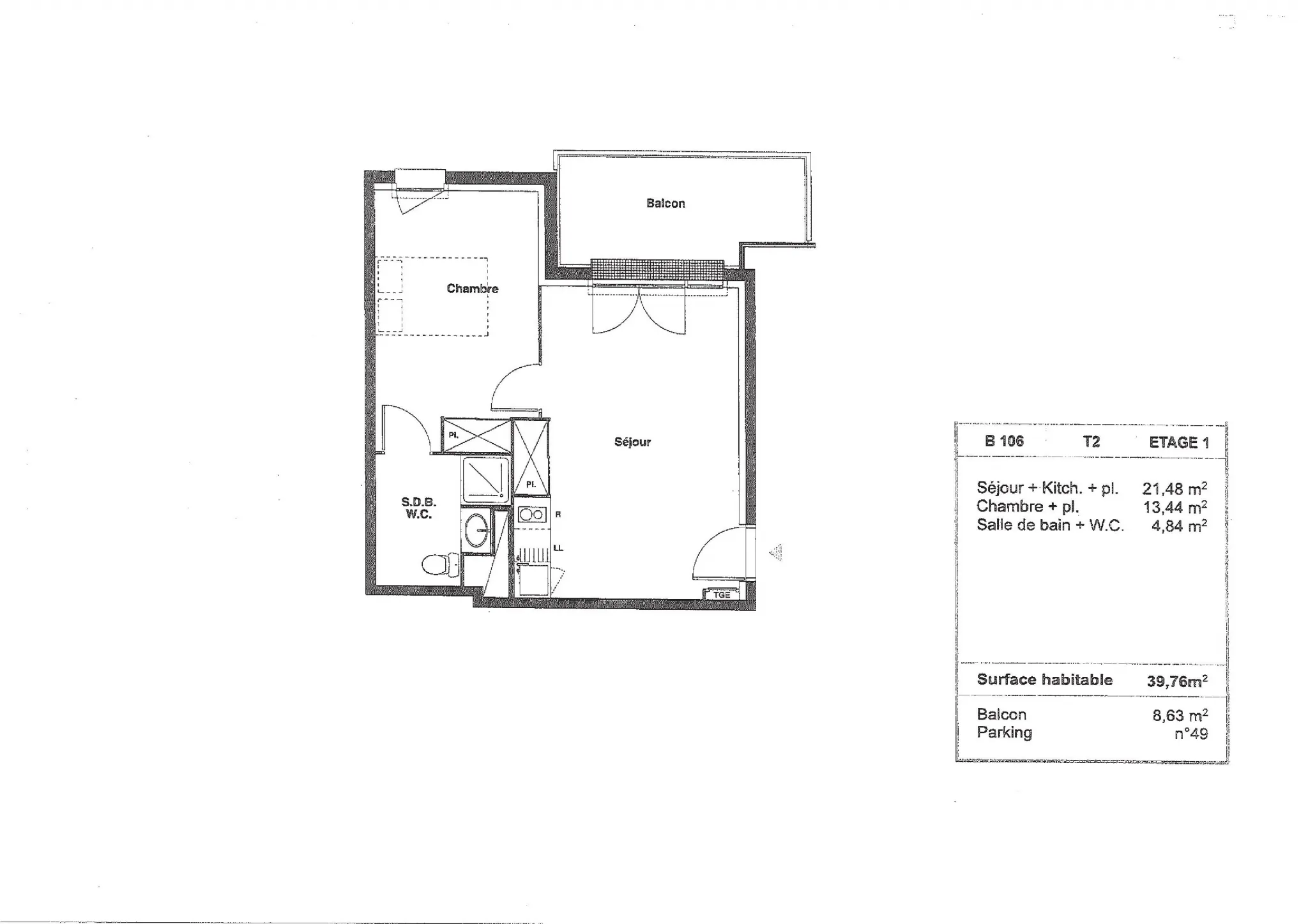 À vendre : Appartement T2 lumineux à Castanet-Tolosan 