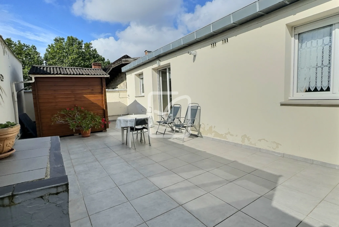 À vendre : Appartement T3 lumineux avec grande terrasse à Wattrelos 