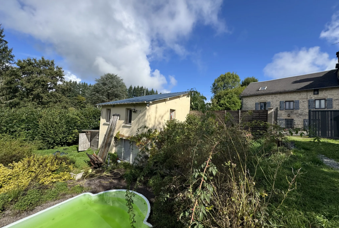 Maison à Madranges en Corrèze avec piscine 