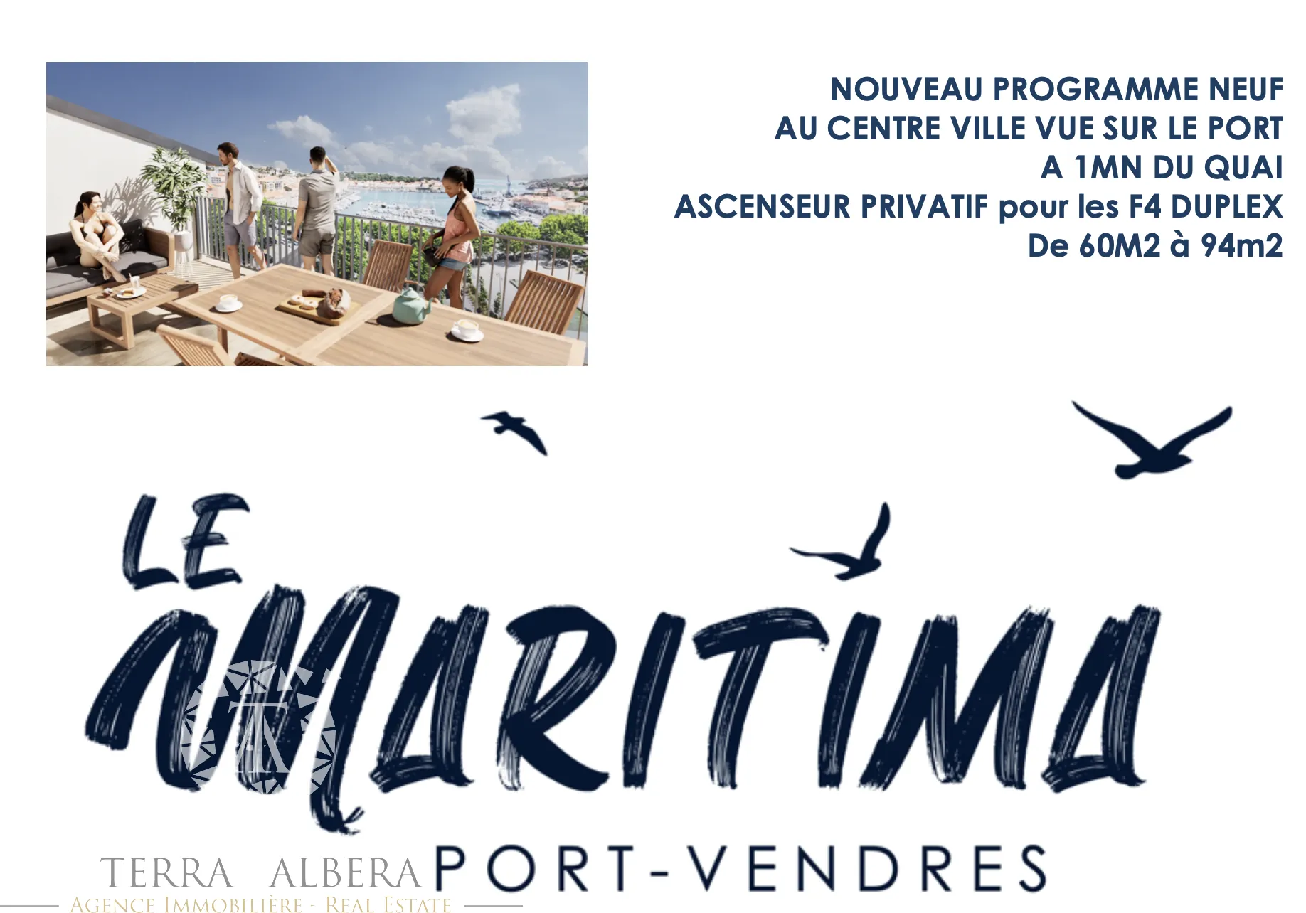 Appartement Neuf de Type 3 avec Vue Mer à Port-Vendres 