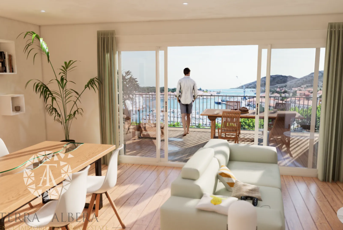 Appartement Neuf de Type 3 avec Vue Mer à Port-Vendres 