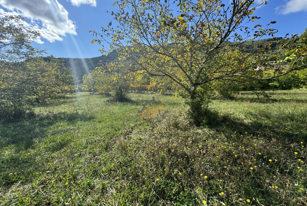 Vente terrain constructible avec maison de vigne à Saint Affrique 